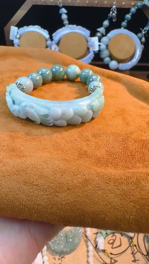 翡翠未镶嵌耳饰翡翠翡翠翡翠04