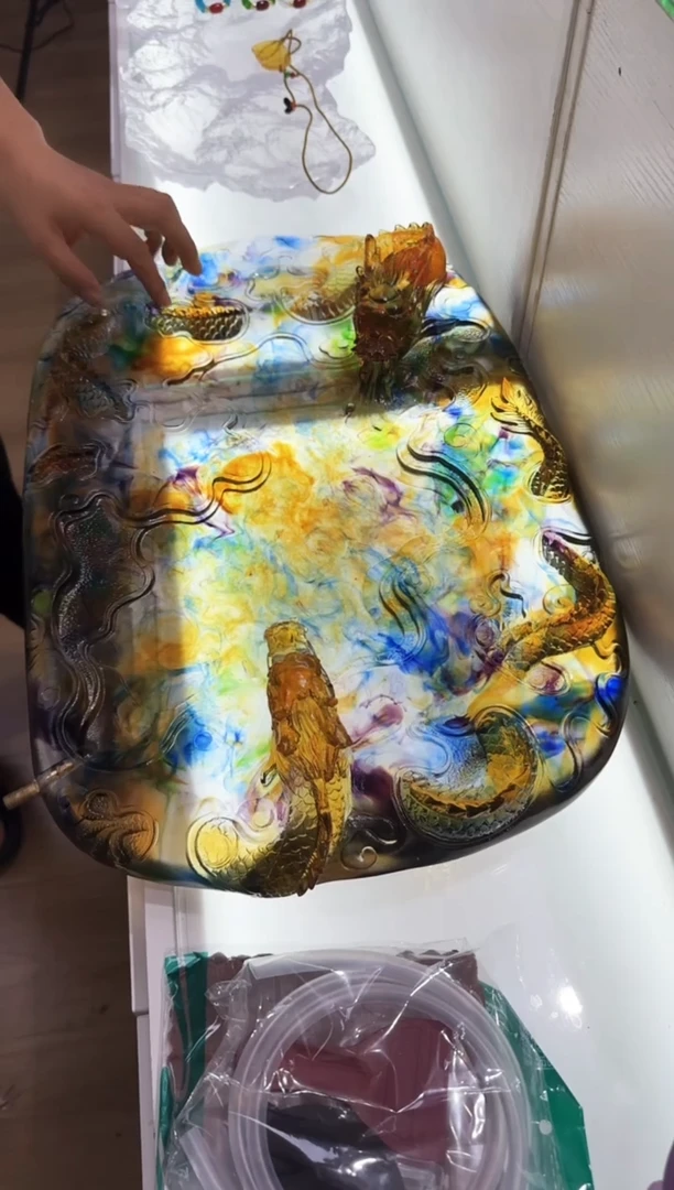 手工艺品琉璃玲****学古法琉璃