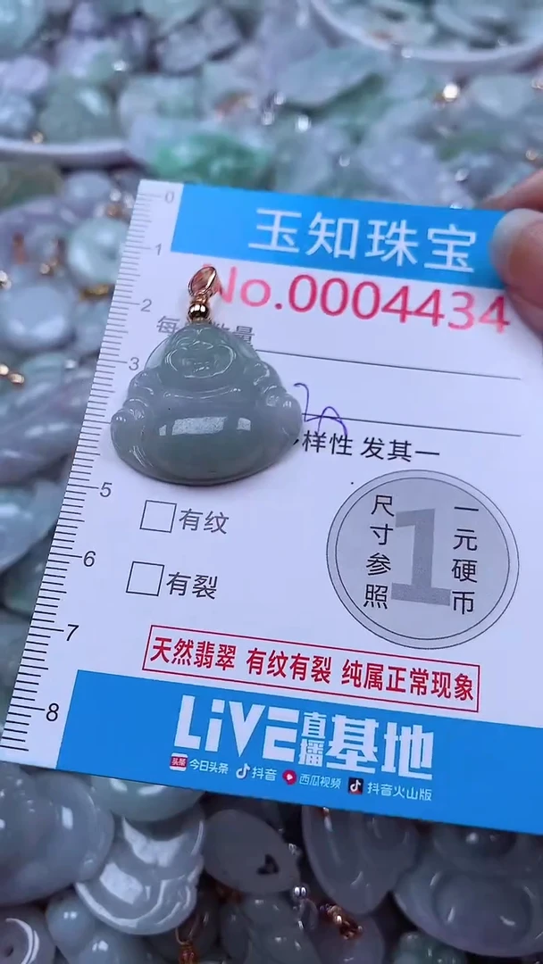 吊坠(不含链)未镶嵌翡翠4434