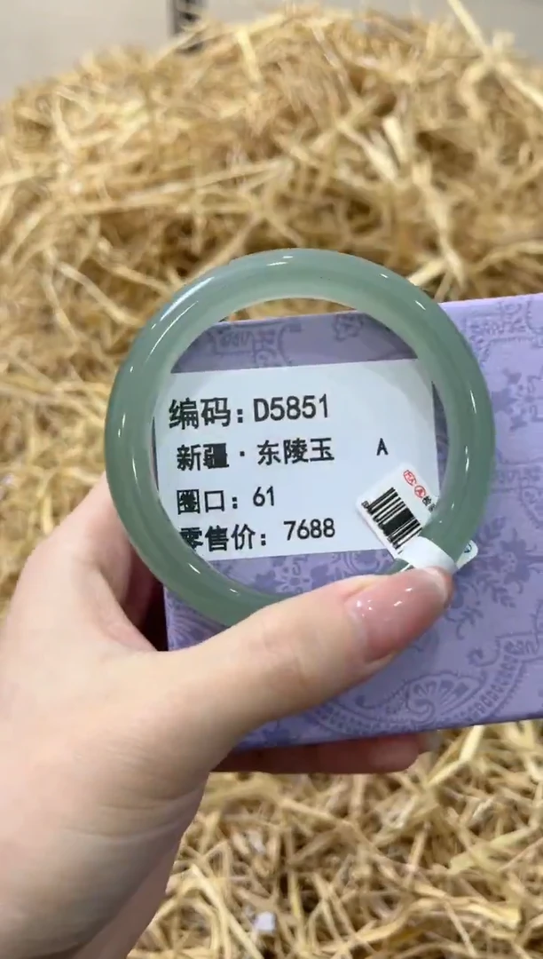 未镶嵌手镯石英质玉D5851