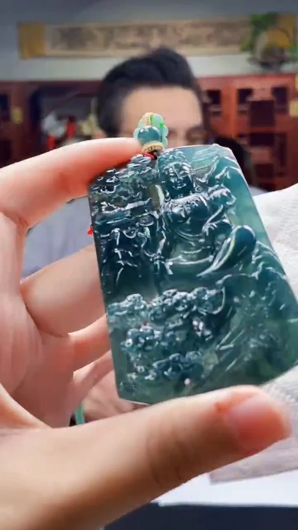 未镶嵌定制翡翠吊坠153