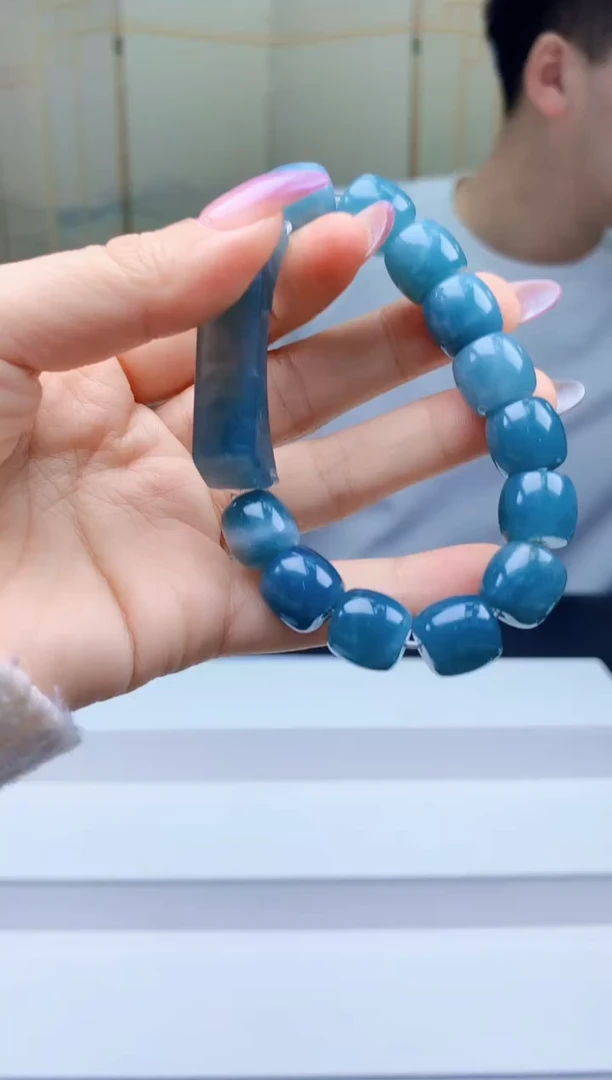 【闪购商品】定制翡翠未镶嵌4868ty-毛货手串26