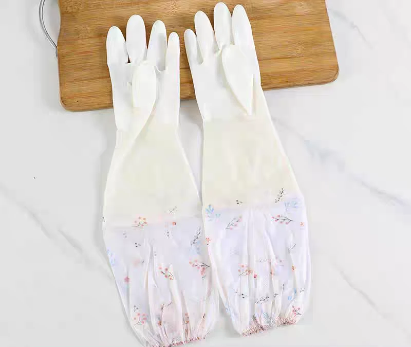 （加绒橡胶手套）女耐用家务清洁家用厨房洗碗洗衣服刷锅防水加厚