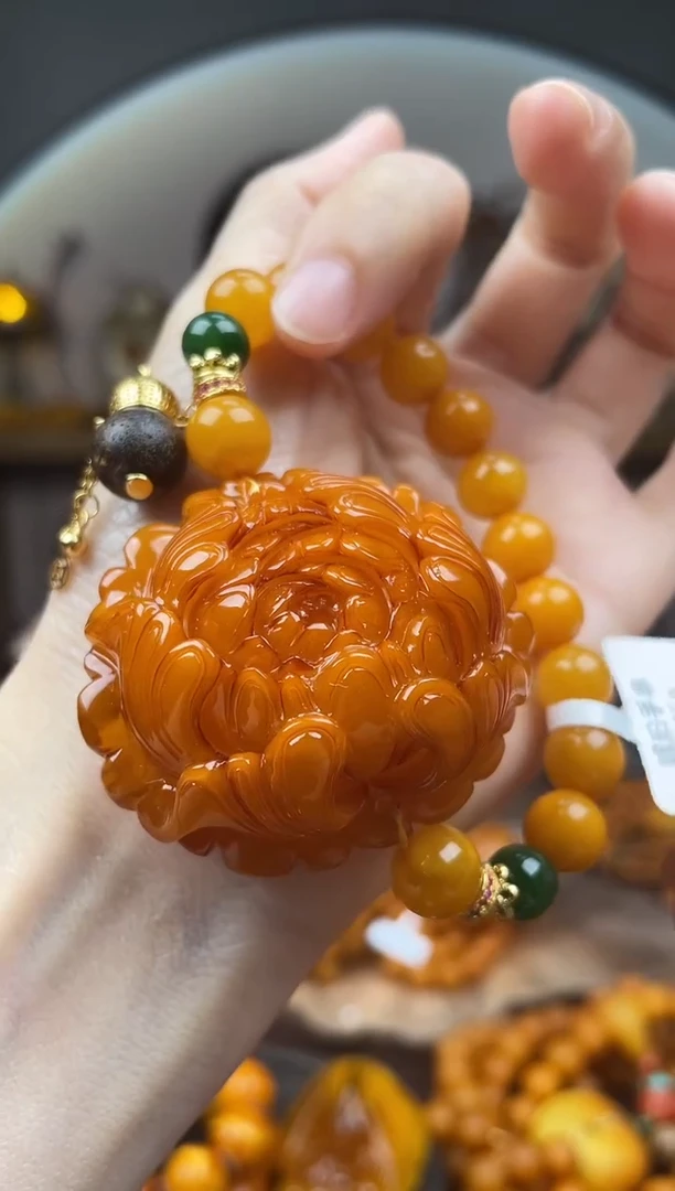 未镶嵌琥珀裸石首饰 假1赔4 （多样性发货1件