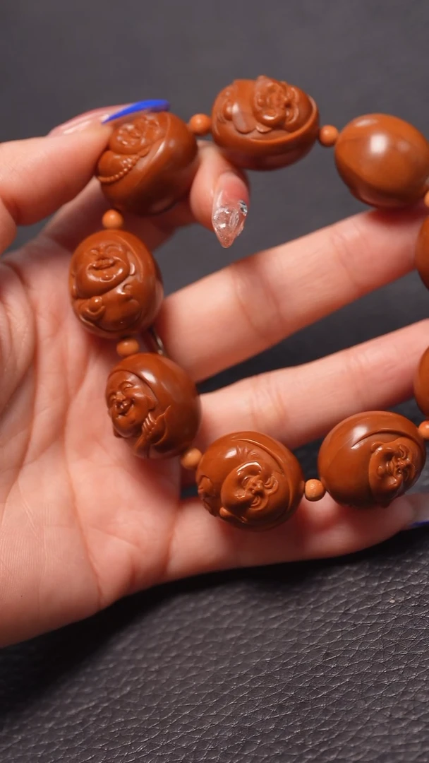 手串橄榄核2.0+光背弥勒