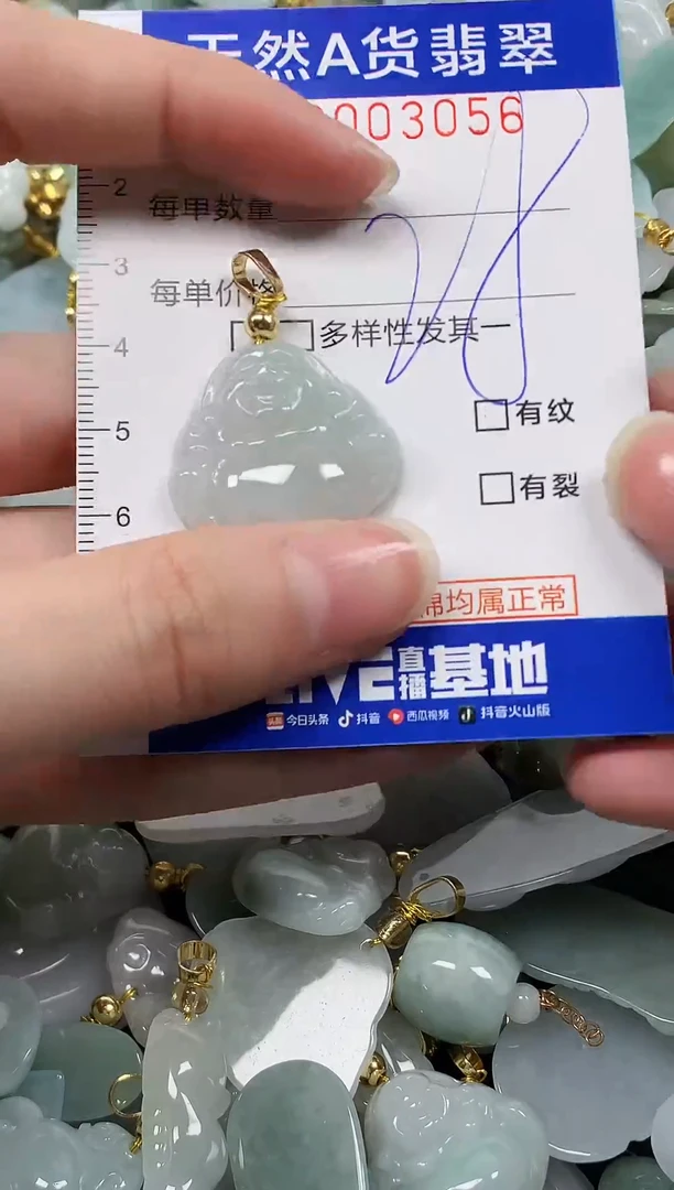 颈饰未镶嵌翡翠 纯天然a货翡翠