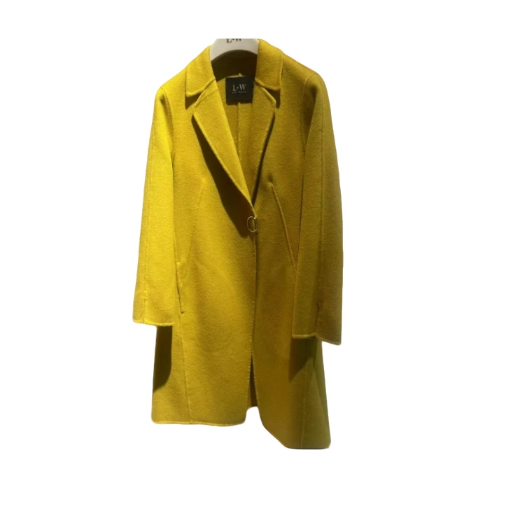 画而诗两色双面呢大衣LAG90202