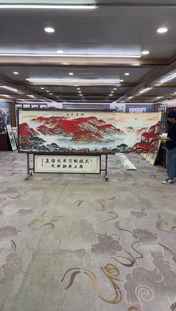 绘画宁****司Y-刘雪红-小丈二-山水画