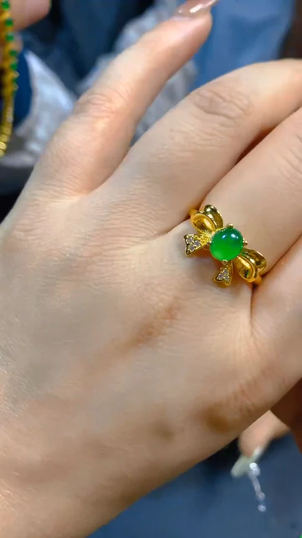 【闪购商品】翡翠戒指未镶嵌0800073944多样性发一