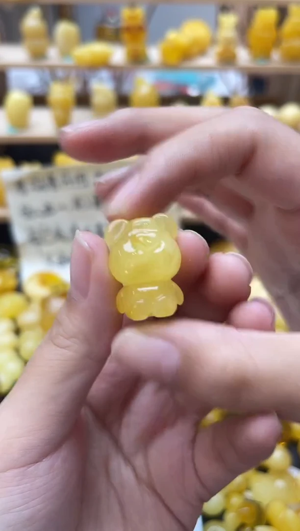 琥珀未镶嵌珠宝奇石073琥珀蜜蜡微瑕