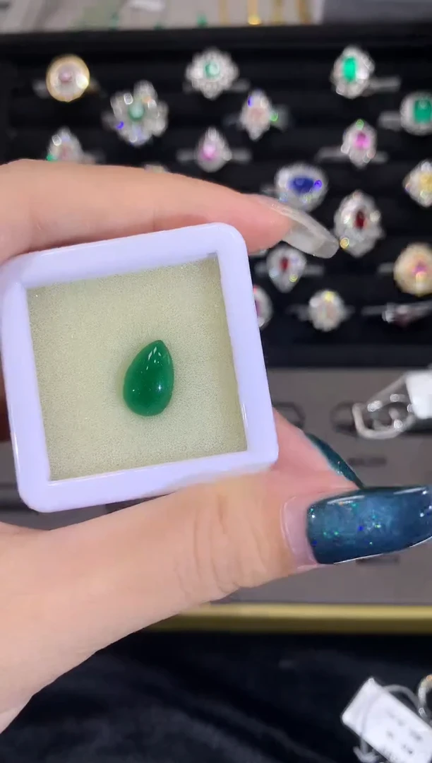 裸石祖母绿祖母绿裸石3.4ct
