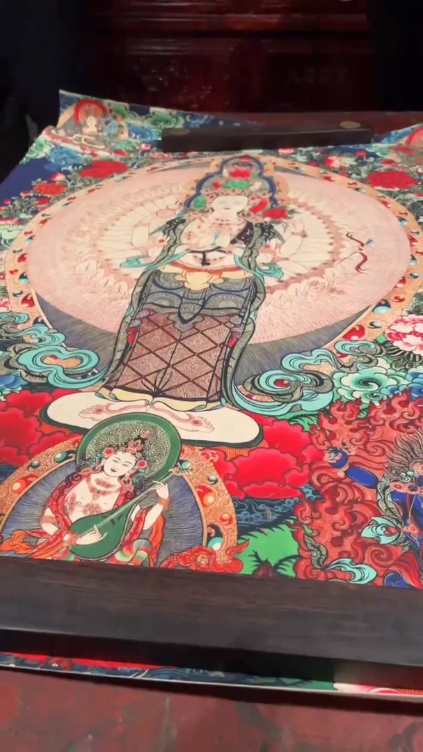 卷轴画手绘唐卡021