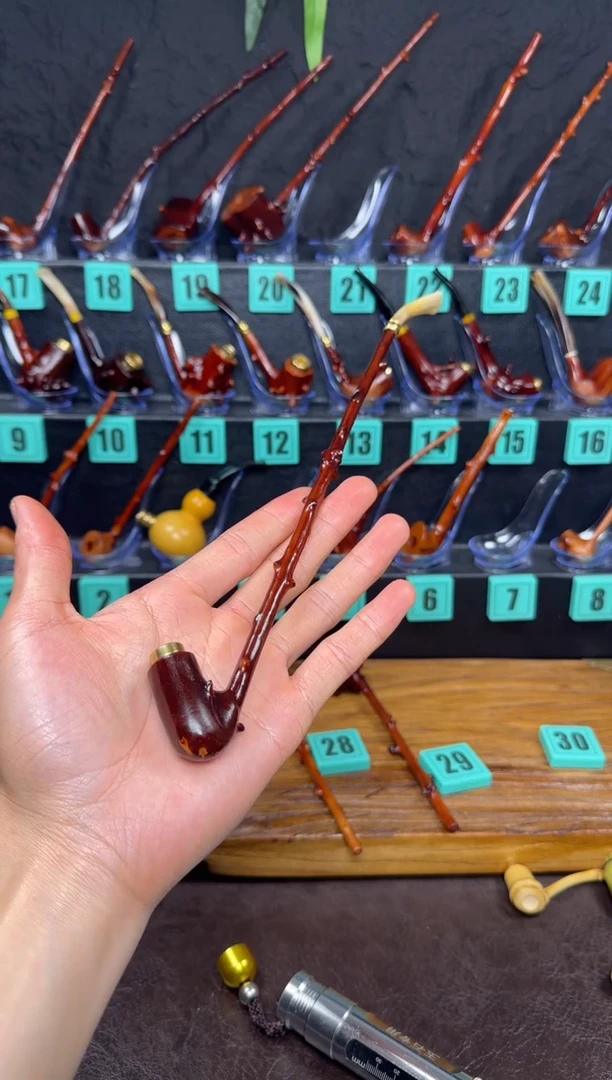 一物一图檬子木手工香烟嘴