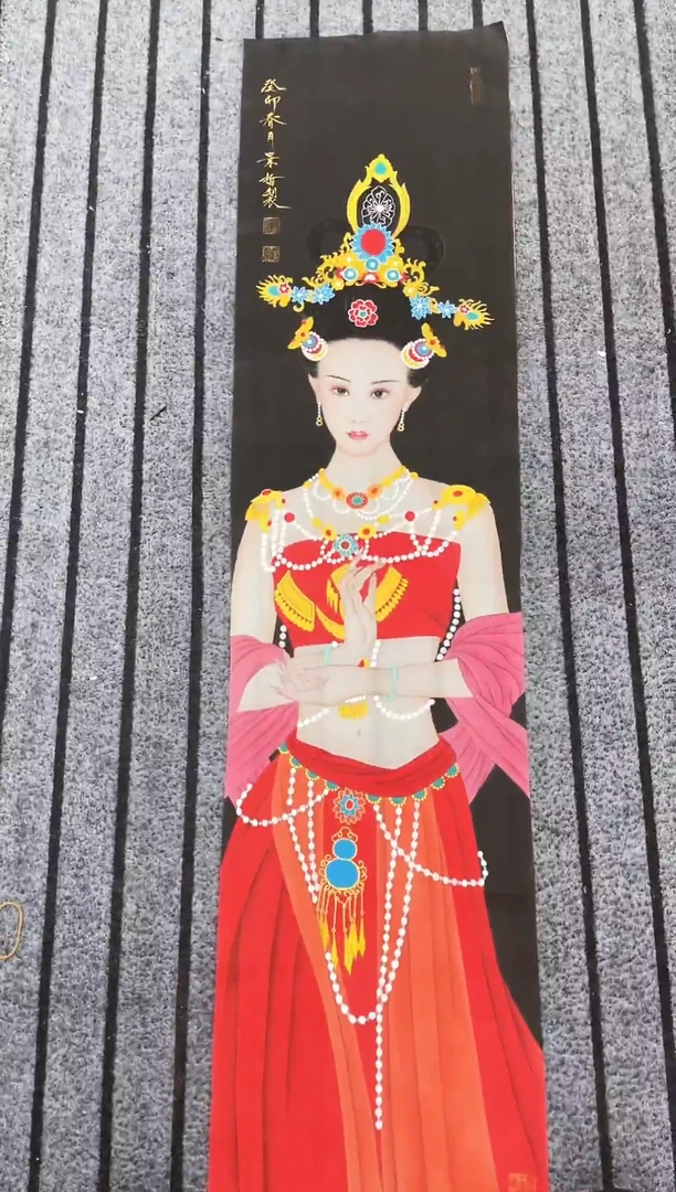 精品国画人物作品