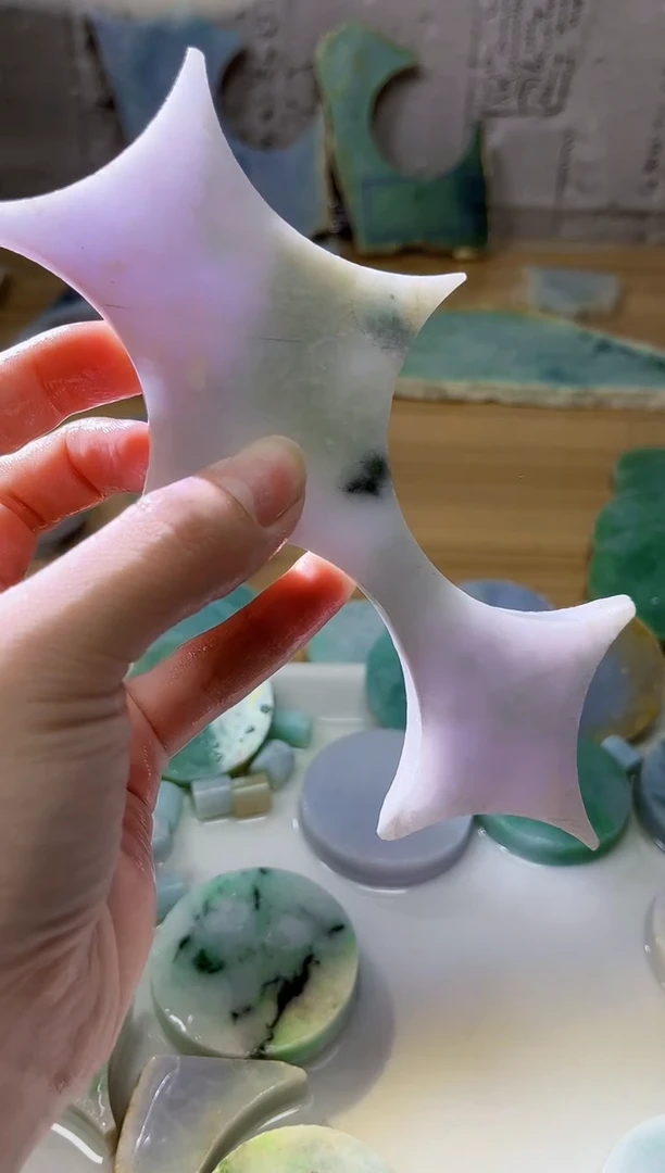 裸石翡翠天然翡翠A货286