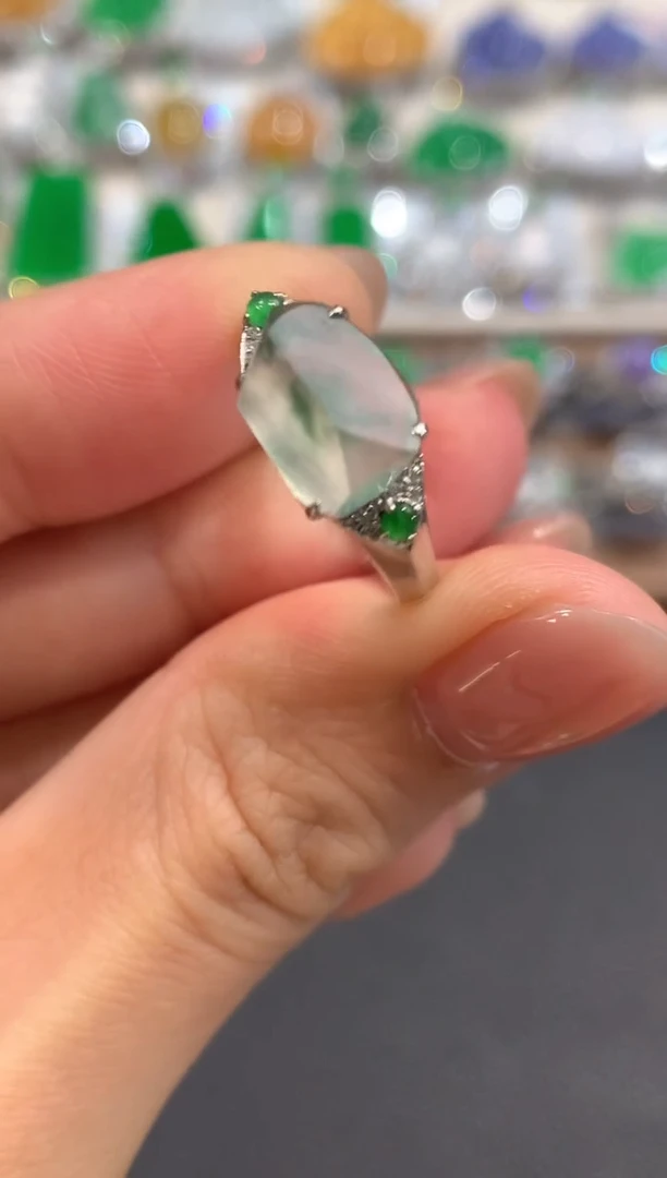 18K金镶嵌戒指翡翠a28多样性一件发货