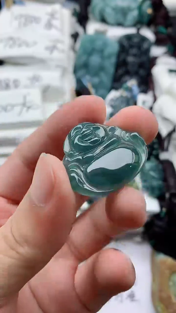 翡翠未镶嵌颈饰888
