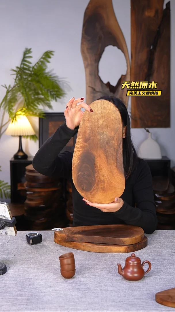 木北美黑胡桃原木.干裂疤结不属于商品质量问题完美主义者慎拍