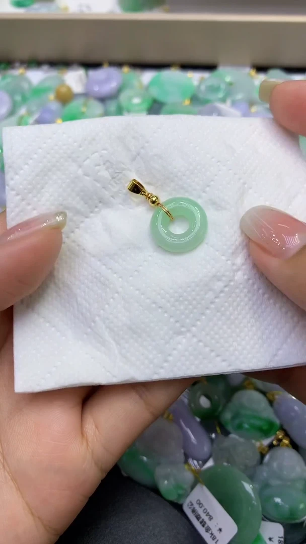 颈饰未镶嵌翡翠天然缅甸A货翡翠