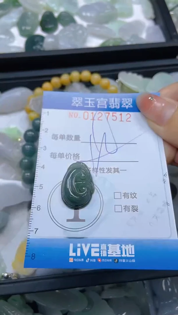 翡翠未镶嵌颈饰闪购0127512