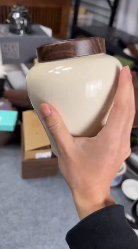 摆件陶茶具茶具茶具苏打釉茶叶罐微瑕