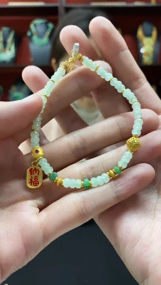 颈饰未镶嵌翡翠翡翠手串