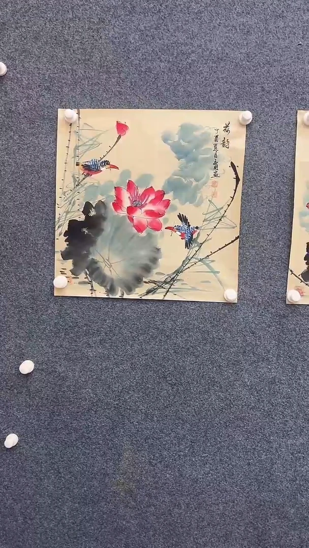 国画9.17-XX-陈玉用-宣纸-荷花（不带国检）