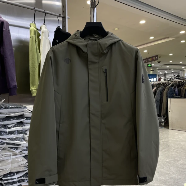 （169）羊毛聚能棉夹克秋冬一衣三穿三防加厚外套男品牌撤柜剪标
