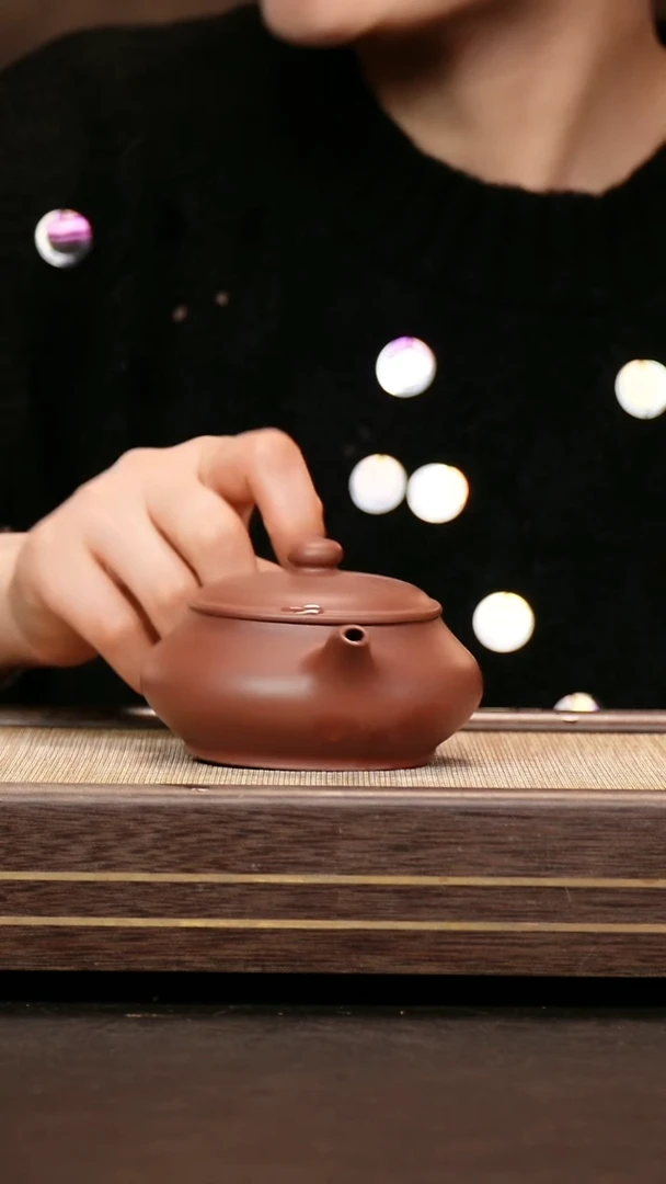 茶壶紫砂紫泥 明炉200cc