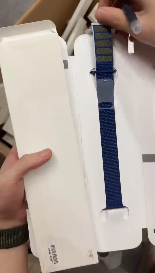 准新品54号 大表盘 尼龙 蓝色  5697