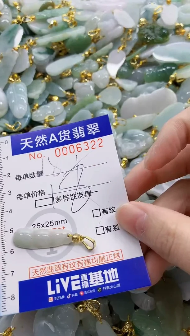 颈饰未镶嵌翡翠天然A货翡翠