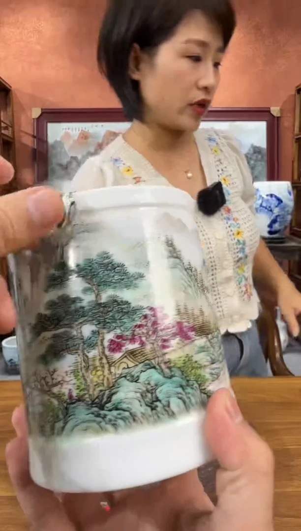 吴义松陶盟手工手绘陶瓷编码：4990