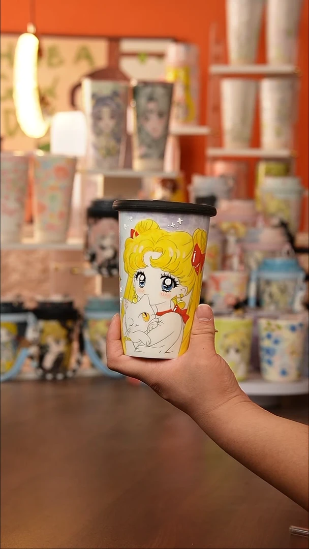 (玉泥）景德镇手工手绘文创陶瓷杯