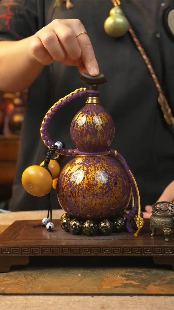 145大漆一物一拍记葫堂出品【不带手串】