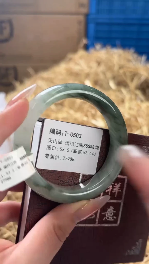 未镶嵌手镯石英质玉T-0503