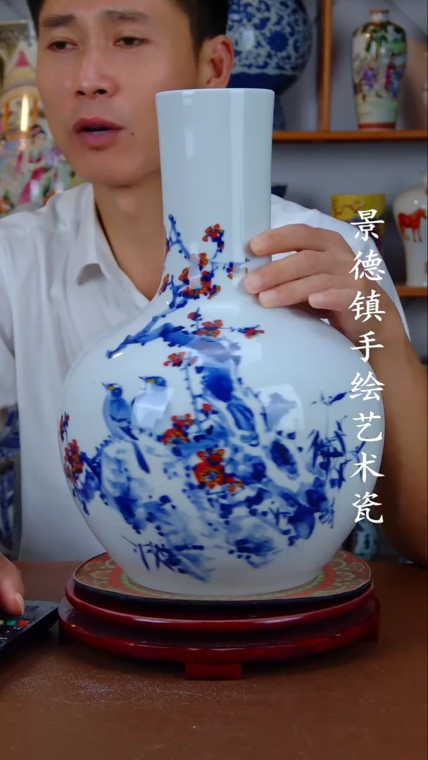 现代景德镇手工手绘陶瓷摆件19