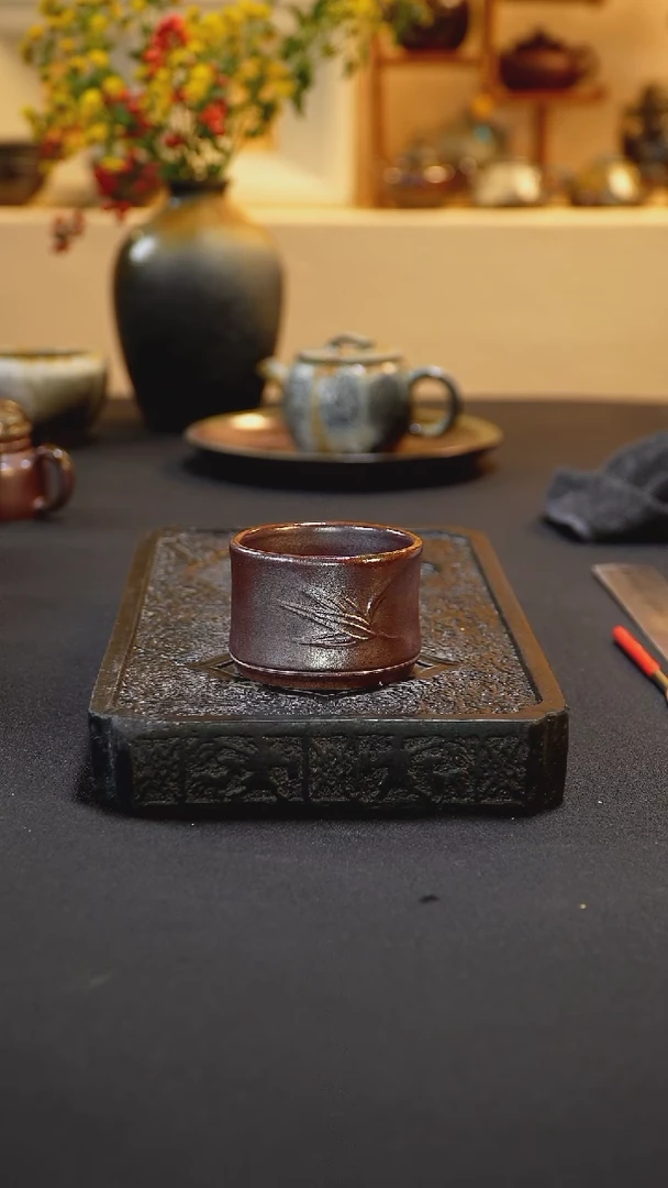 茶壶紫砂纯自然柴烧