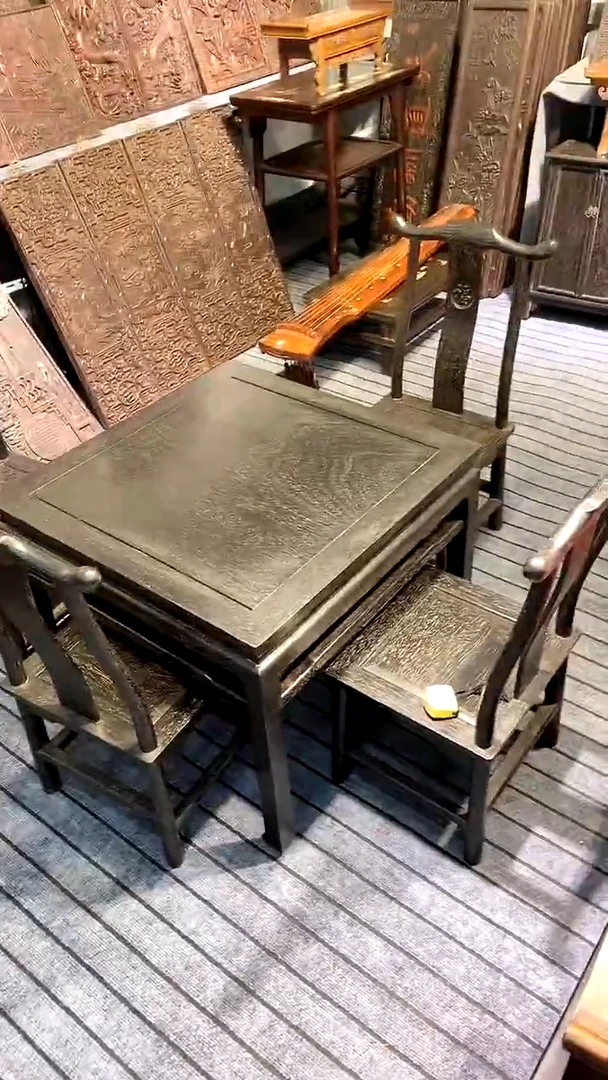 木A**头紫檀木雕刻板一物一拍