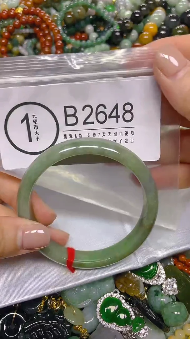 颈饰未镶嵌翡翠59/ T /翡翠A货，一件也是批发价