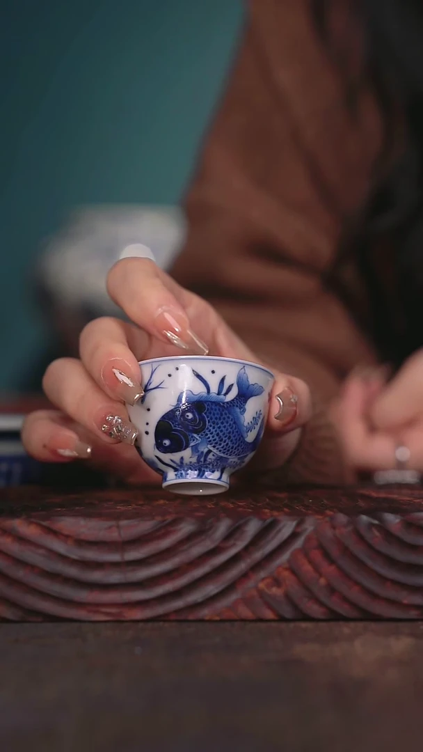 【闪购商品】洪印慕明鱼藻小杯