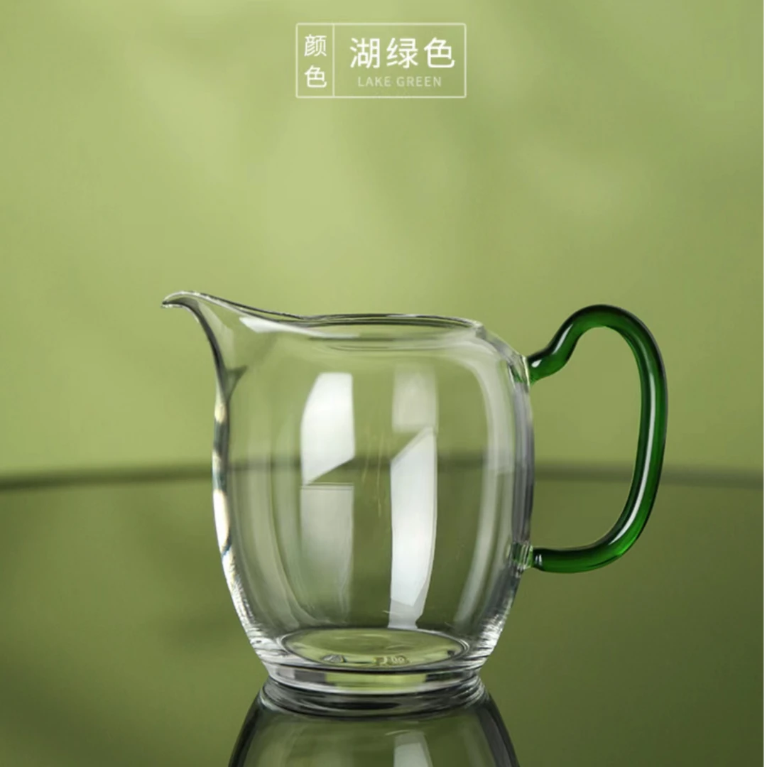 禾器晶彩·悦然茶海高硼硅玻璃茶具公道杯高档加厚玻璃公道杯