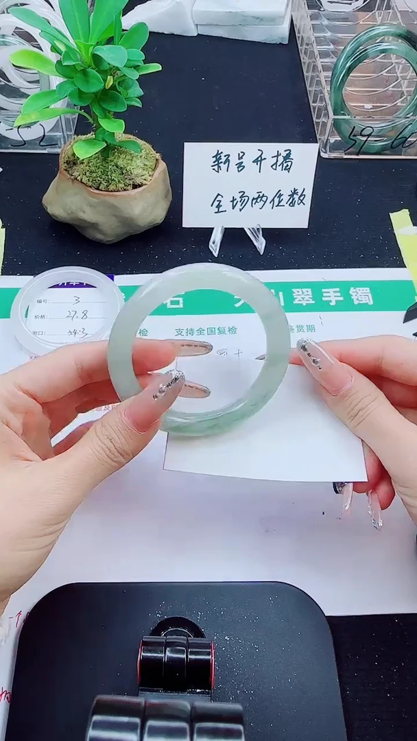 未镶嵌手镯石英质玉4-56/57