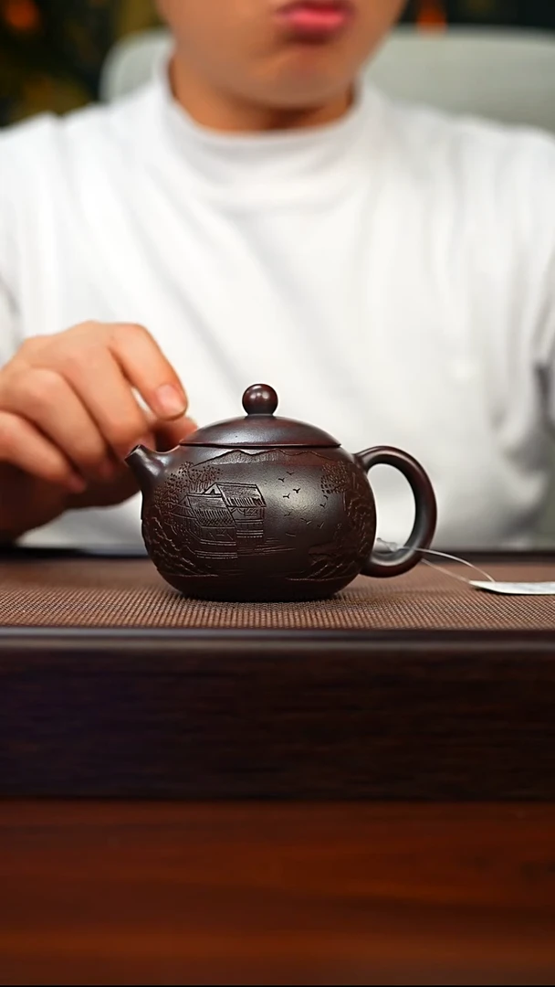 茶壶紫砂原矿紫砂手工茶壶