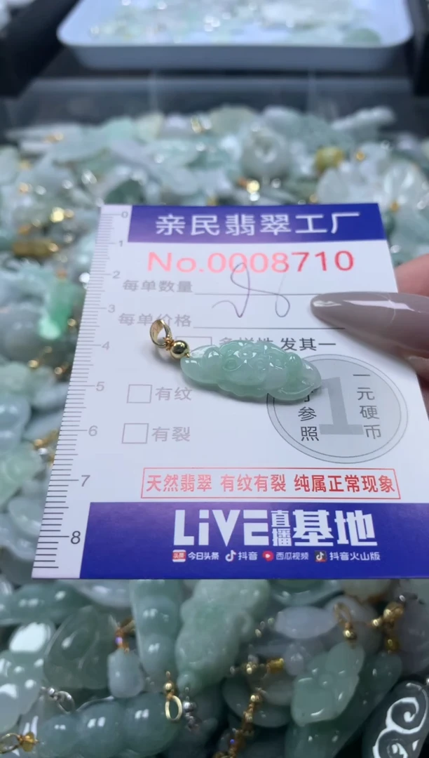 颈饰未镶嵌翡翠8710