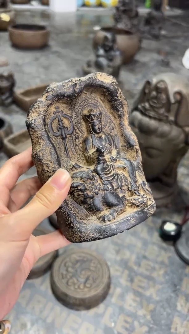 陶土【火山泥】地藏王菩萨