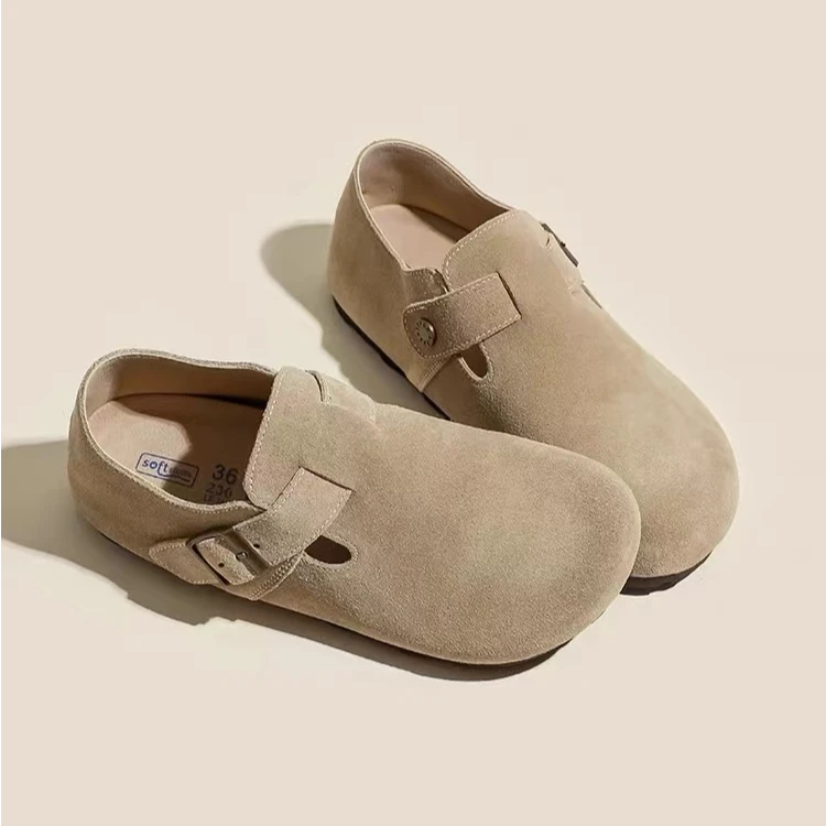 【断码扣号M400-499】听主播口令下单撤柜2024冬款休闲百搭勃肯女鞋