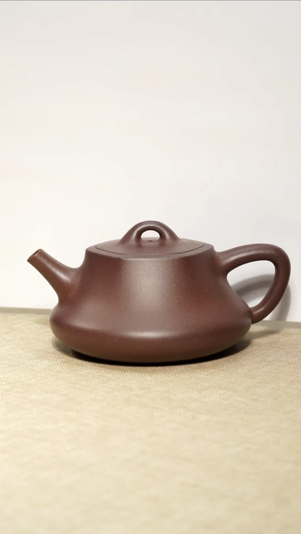 茶壶底槽青六方柱瓢200毫升瑕疵壶