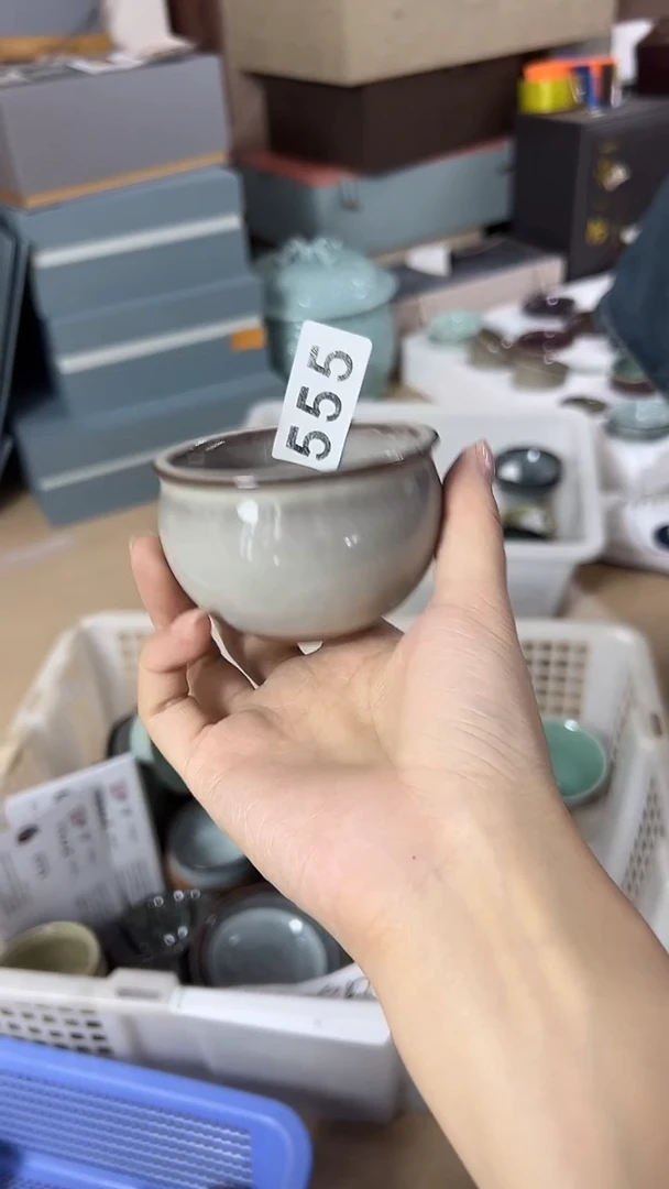 龙泉云间青瓷小米茶器