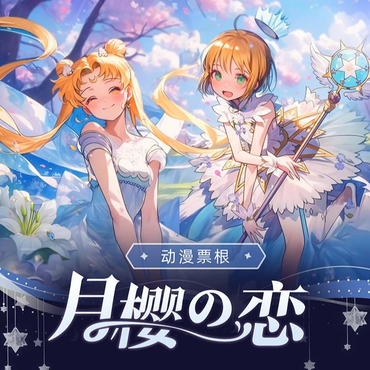 『月樱之恋』魔法少女樱  动漫票根 收藏卡牌盲盒[默认代拆]
