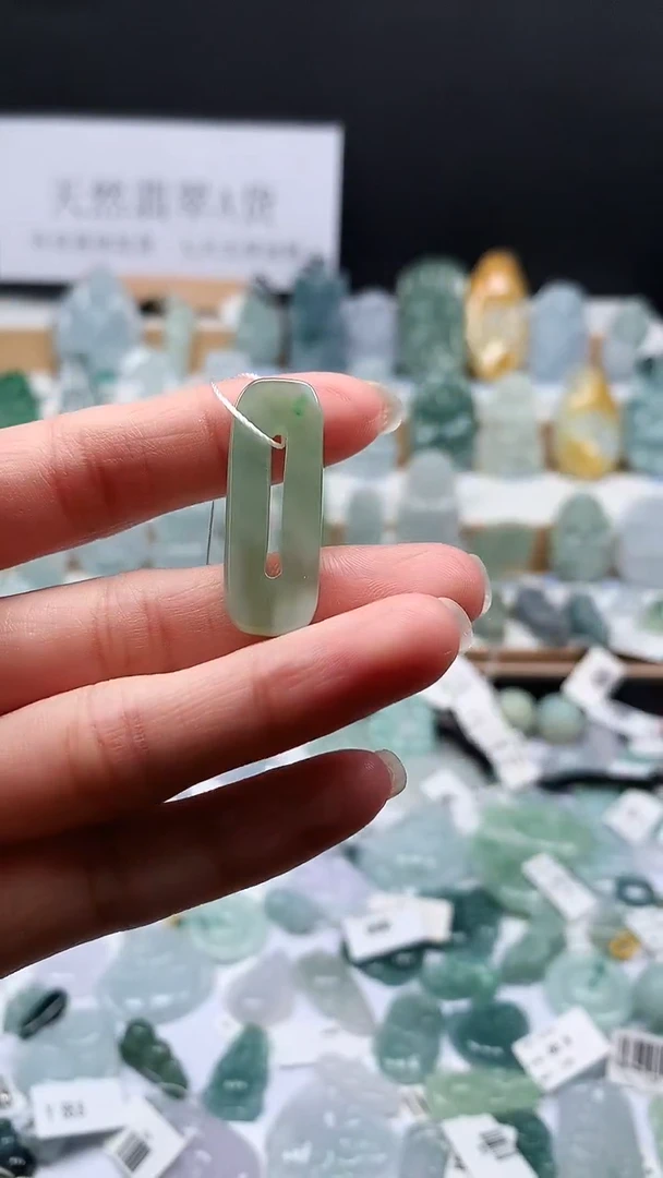 吊坠(不含链)未镶嵌翡翠84绦环